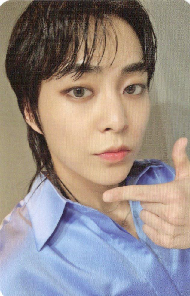 [시우민] EXO 엑소 크림소다 EXIST 트레카 노랑 포토카드 포카