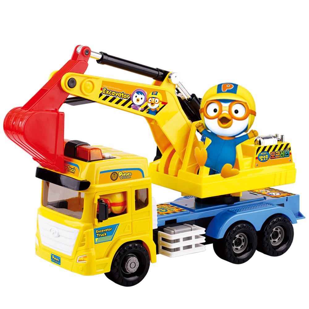 ポロロ ショベルカー トラック 重機おもちゃ 幼児 ベビー カーおもちゃ 男の子 プレゼント