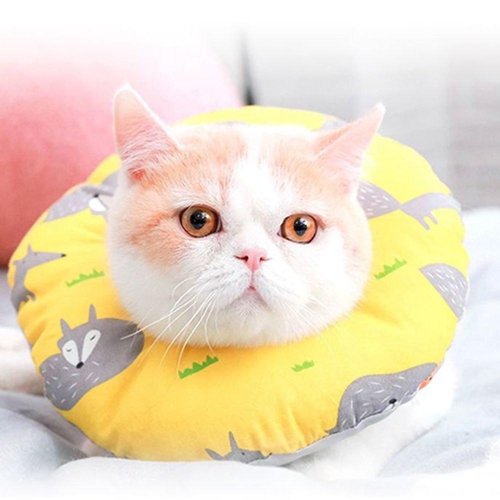 犬用首保護クッション ラウンド型 犬用ネックカラー 漏斗型 S 犬用ネックカラー