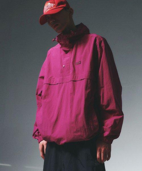 [TRAVEL] トラベラー ボタン アノラック バイオレット ピンク TRTTSSAK02UP7