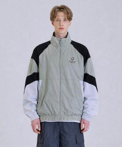 [BEN SHERMAN] メンズ 配色ジャンパー グレー BNBJP281M BNBJP281MGY