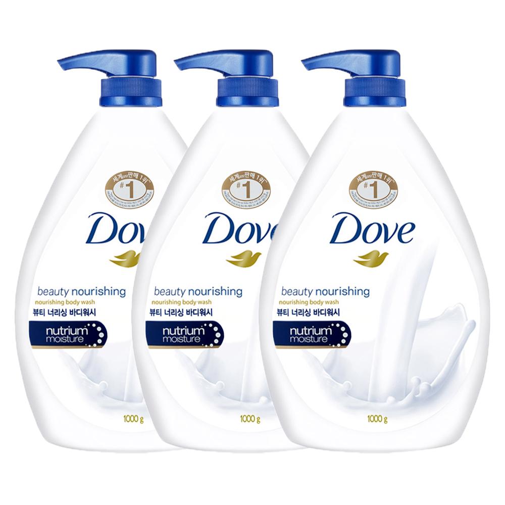 도브 뷰티너리싱 바디워시 3개 향좋은 등드름 바디클렌져 샤워 약산성