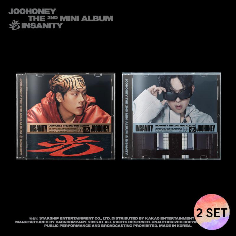 JOOHEON 2nd Mini Album "INSANITY" ジュエルバージョン 2種 SET