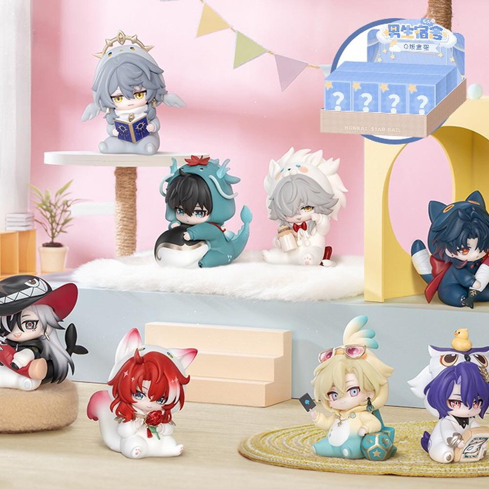 崩壊：スターレイル グッズ 男性用寮シリーズ Qバージョン フィギュア 8種 フルボックス