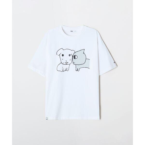 SPAO ガナディ Tシャツ (半袖) OFF ホワイト SPRLG25U09
