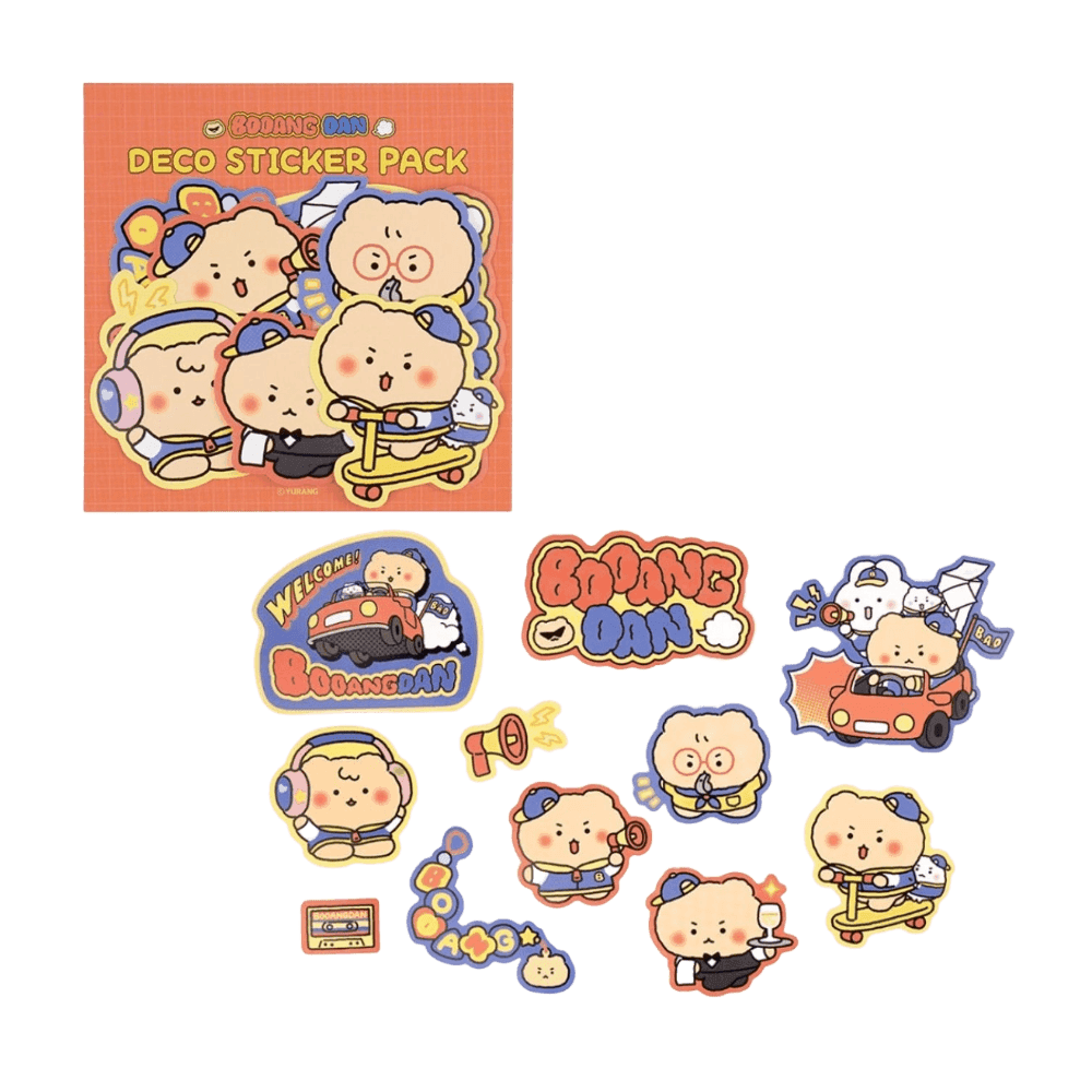 망그러진곰 굿즈 부앙단 망곰이 リ무버ブル デコ ステッカー 팩 11枚入り