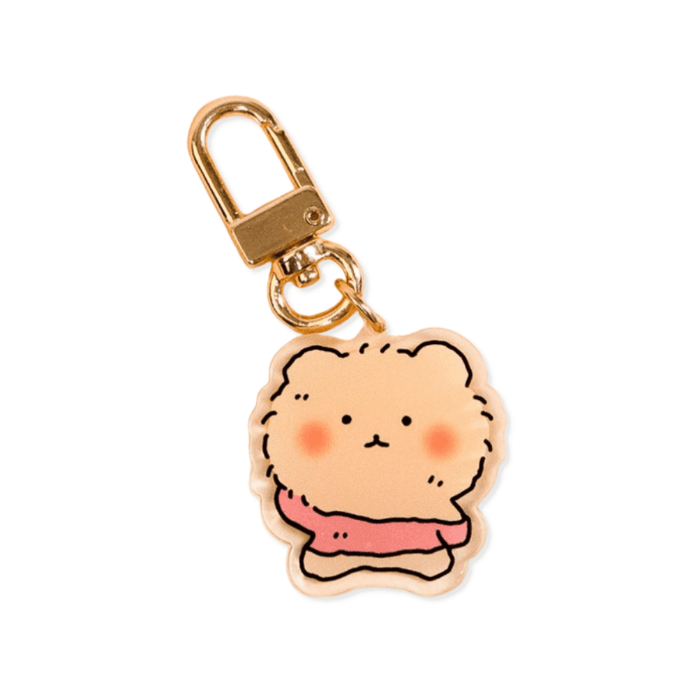 망그러진곰 キーリング 꼬질한 망곰이 アクリル キーリング 3.2x3.7cm