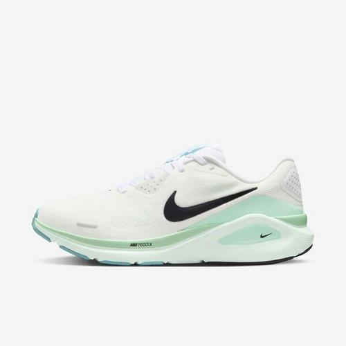 NIKE 스트럭처 26 ロードランニングシューズ HJ1101 100 ホワイト & ベアリーグリーン & ミントフォーム & ブラック