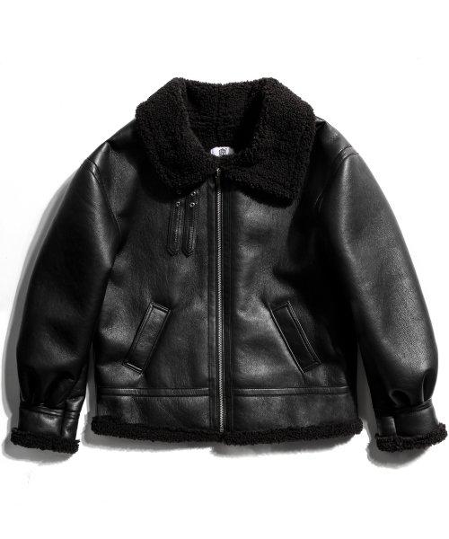 [어반스터프] 그로스 에비에이터 재킷 (블랙) U204-O301BK