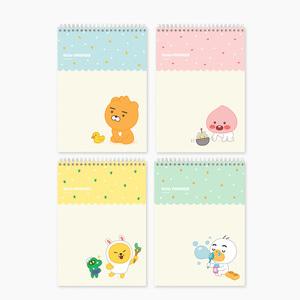 カカオフレンズ Little Friends リング綴じ スプリングノート