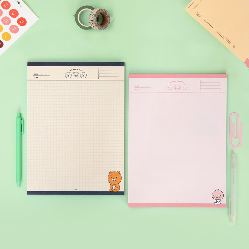 アイコンズ カカオフレンズ B5 パッドノート グリッド