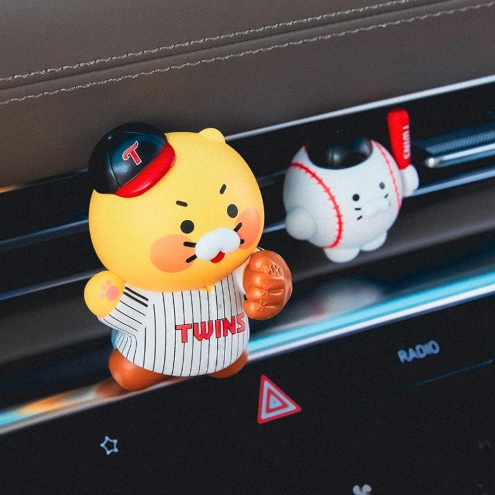 カ카오フレンズ KBO プロ野球団 LG Twins チュンシク 車用芳香剤 セット V4