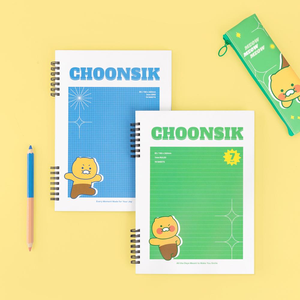 カ카오フレンズ チュンシク ビビッド ハードカバー スプリングノート