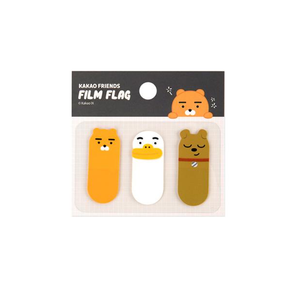 アイコンズ カ카오フレンズ フィルムフラッグ 半透明 インデックス 付箋 ライアン