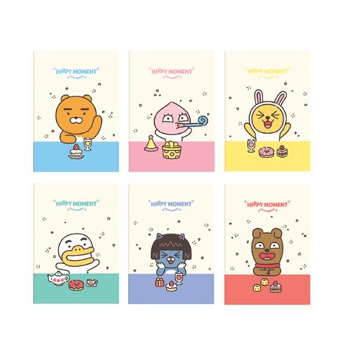 カ카오フレンズ ハッピーモーメント 新学期 無線綴じノート