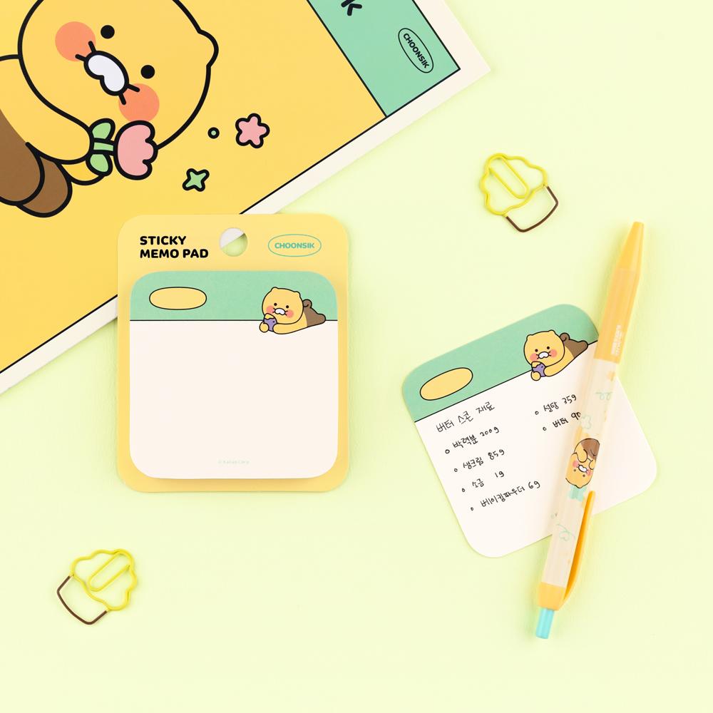 カ카오フレンズ カカオ ラウンド 付箋 チュンシク