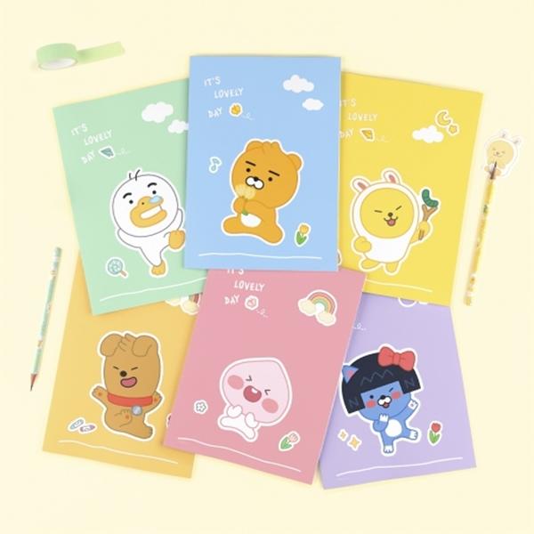 アイコンズ カ카오フレンズ LF リトルカ카오 新学期 キャラクター 製本ノート 準備物 雑貨