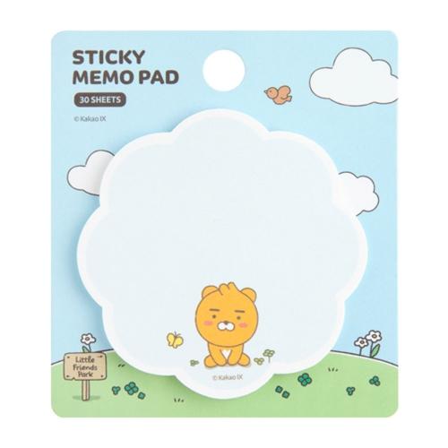 カカオフレンズ リトルフレンズ 花形付箋 ライアン 70枚入り 30枚