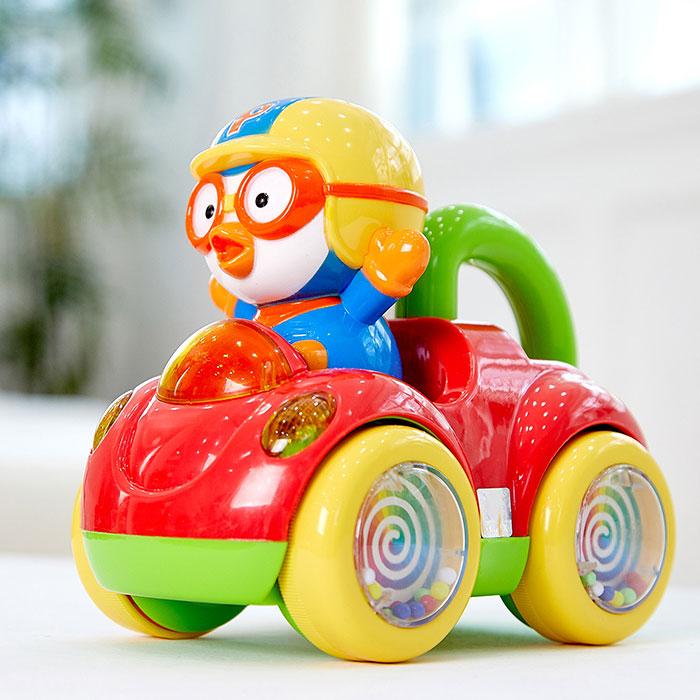 ポロロ オルゴールカー おもちゃ ミニカー メロディ 玩具 クラシック 歌う 赤ちゃん 感覚発達