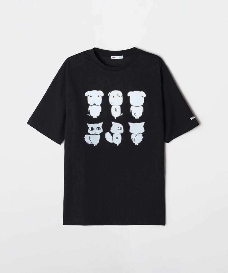 SPAO カナディ TシャツGRAPHIC ブラック SPRLG25U09