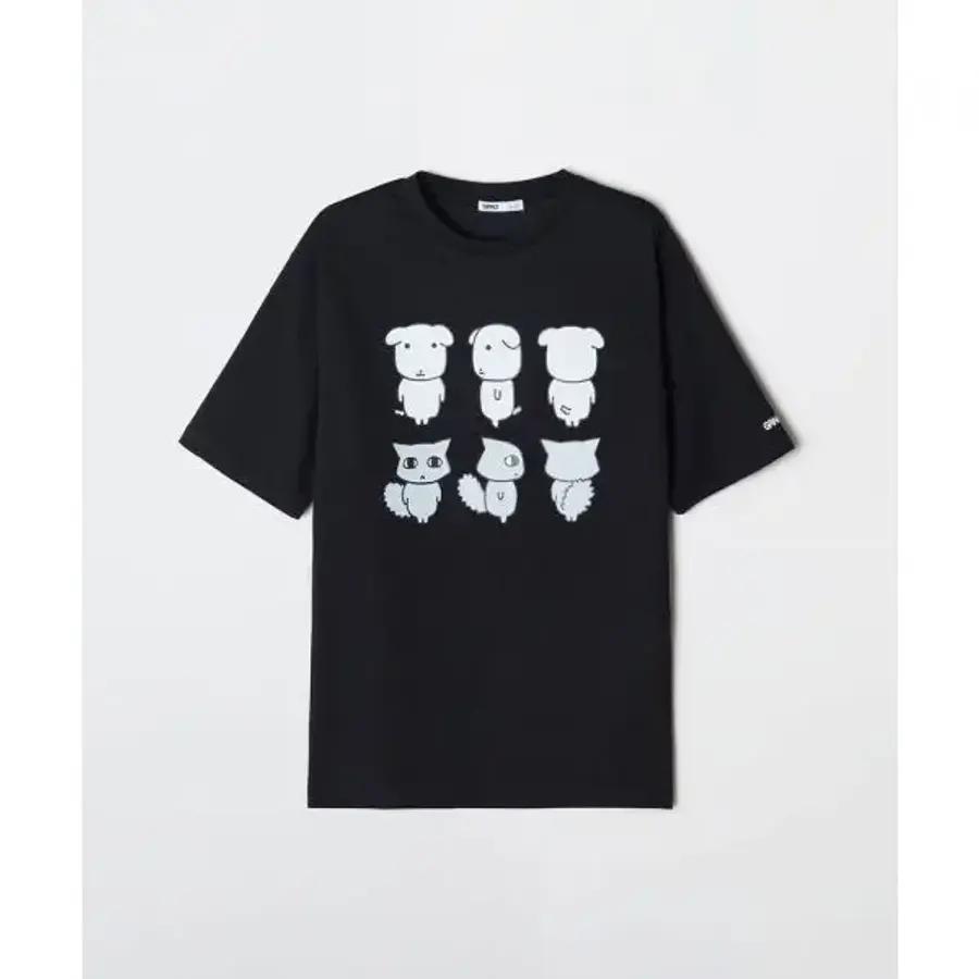 SPAO カナディ TシャツGRAPHIC ブラック SPRLG25U09