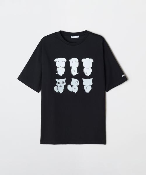 SPAO カナディ TシャツGRAPHIC ブラック SPRLG25U09 [BF]GRAPHIC BLACK L[100]