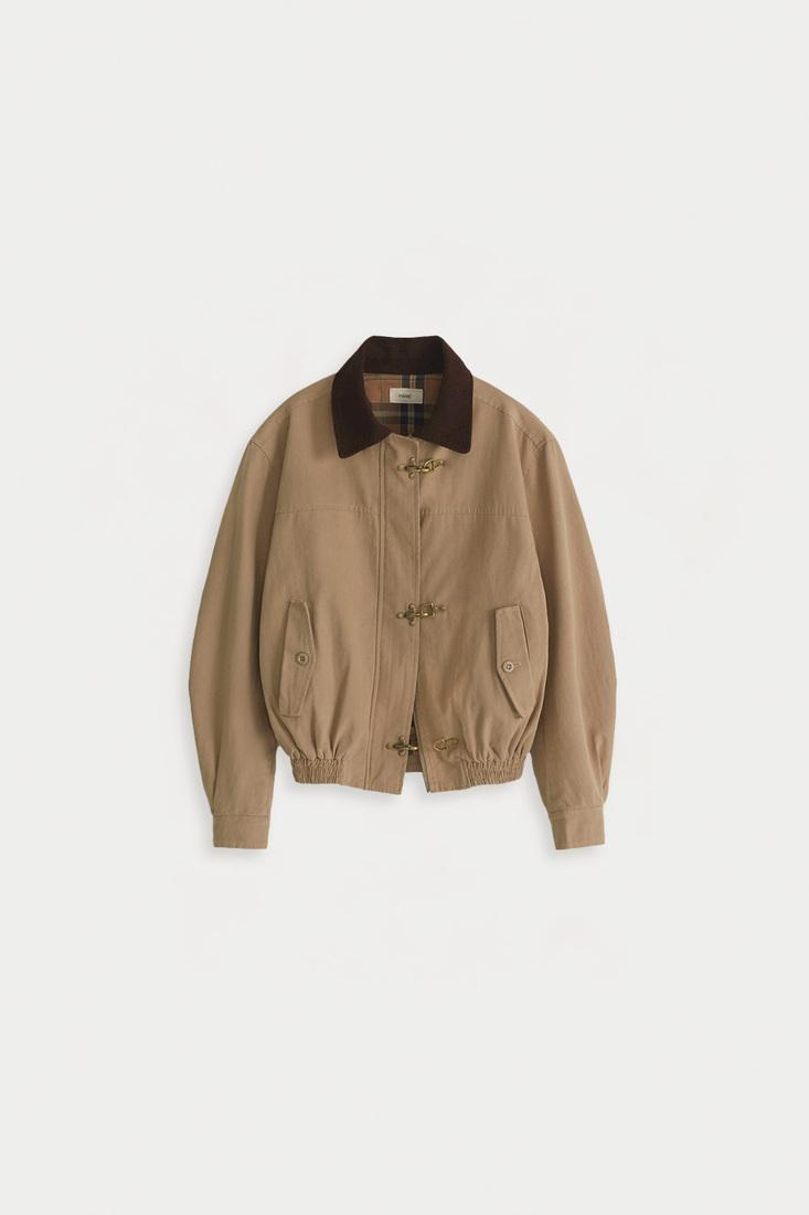 HANE 플레인 버클 자켓