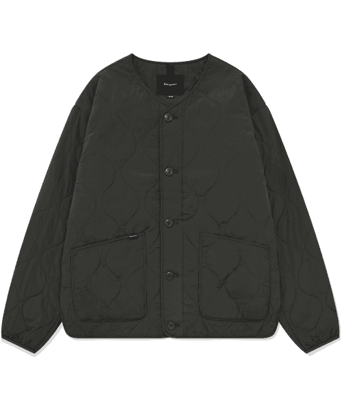 Covernat キルティングジャケット チャコール CO2303JK27CH