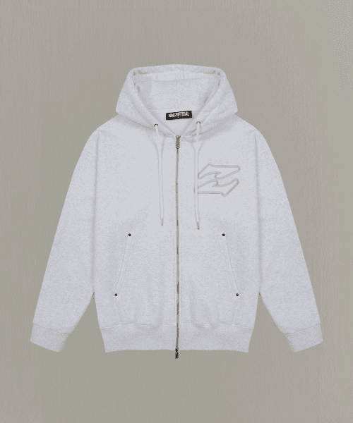 NINYZ 裏起毛アップルフーデッドジップアップ 23HD08