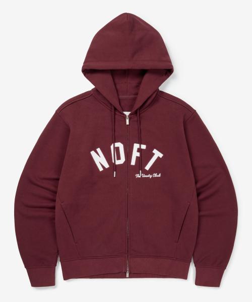 [낫온리포투데이] NOFT オールデイ フード ジップアップ [バーガンディ] NTEOS905WN
