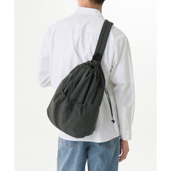 MUSINSA STANDARD クリンクルドローストリングイージー スリングバッグ カーキ 1632694