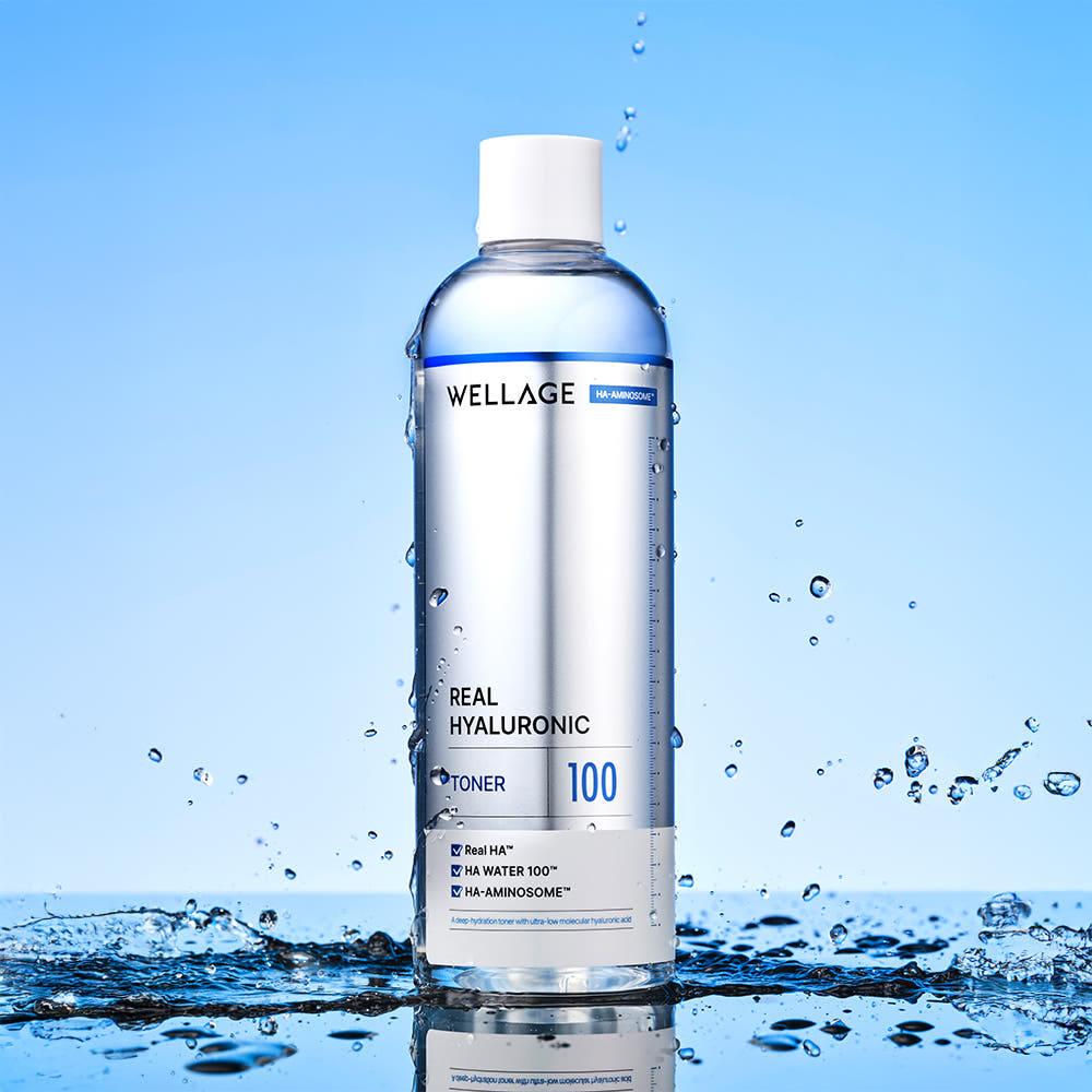 웰라쥬 リアル ヒアルロニック 100 トーナー 500ml, 1個