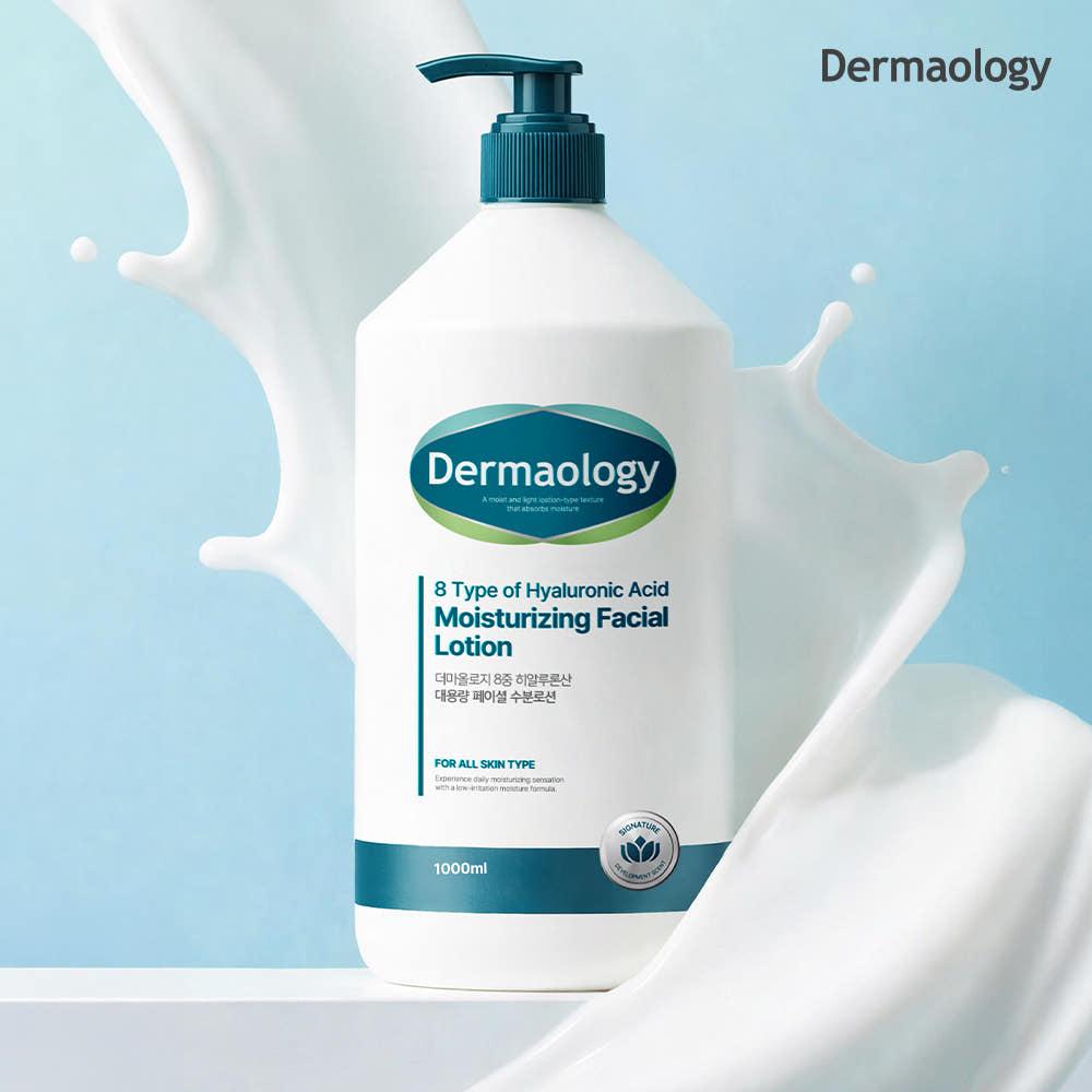 ダーマロジー 8重 ヒアルロン酸 フェイシャル 保湿 ローション 1L 大容量 美白 シワ改善 男女 保湿