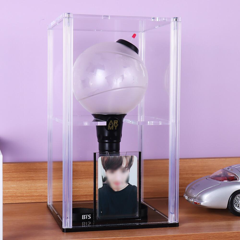 KPOP アイドル ペンライト 保管用 アクリルケース BTS ARMY BOMB 1st Gen VER 1 専用