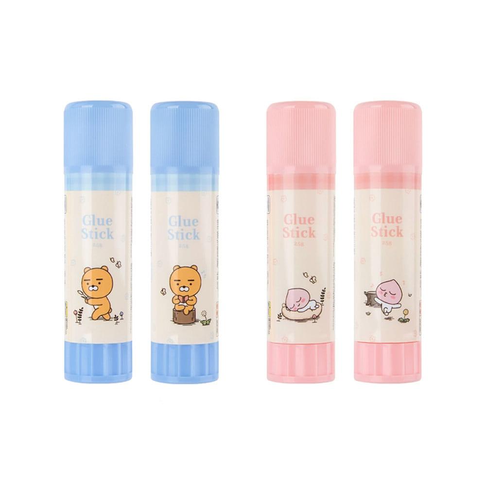 アイコンズ カカオフレンズ デイリーグルースティック スティックのり キャラクター ライアン アピーチ 学用品 25g-アピーチ