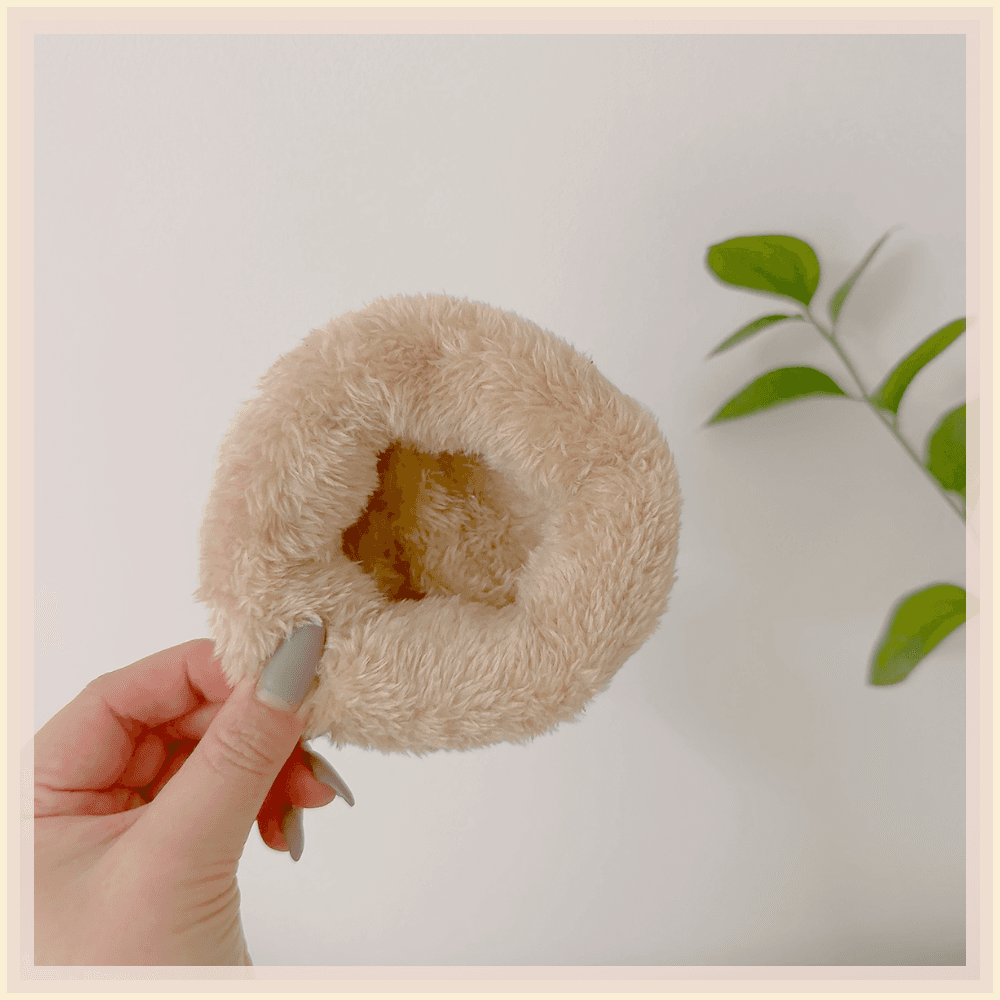 コットンクッション、円形ココナッツ隠れ家クッション、クレステッドゲッコー、爬虫類、ヤモリ用敷材