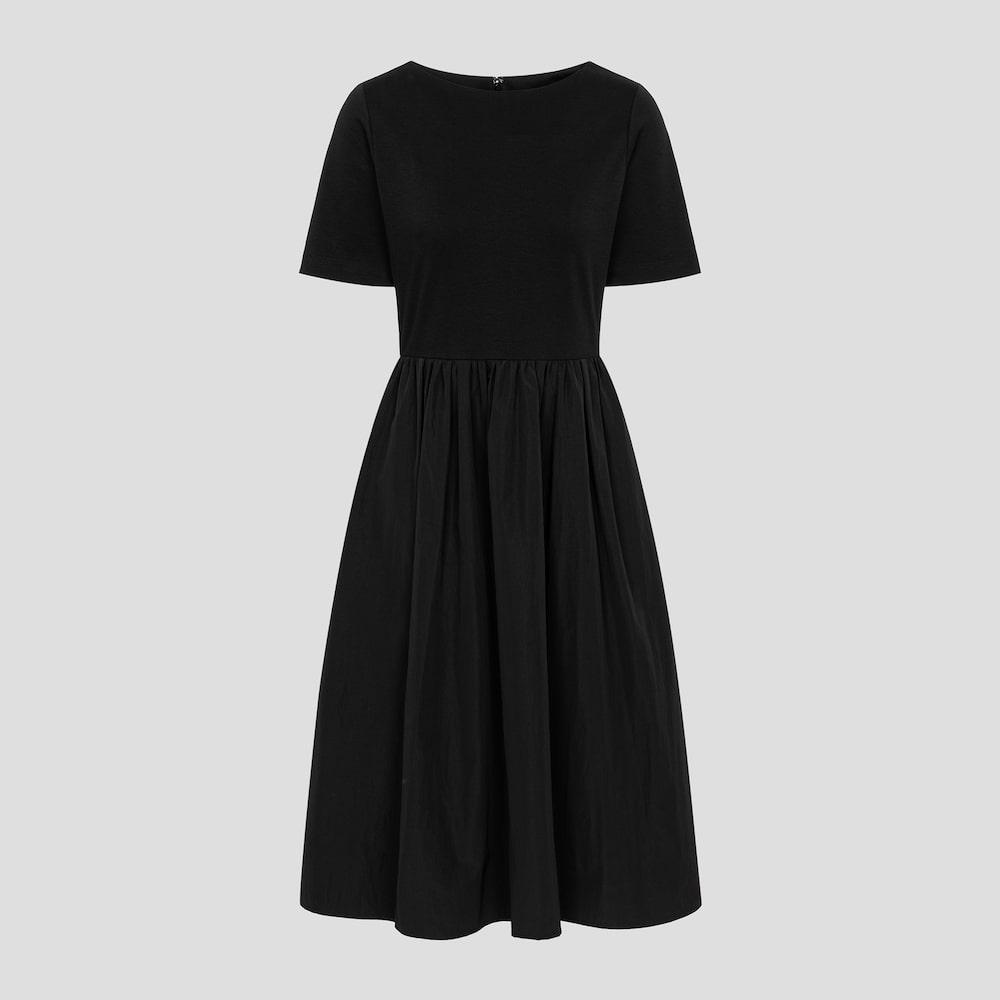 ビンポールレディス (BEANPOLE LADIES) ボートネック フィット＆フレア ワンピース BF5871N025