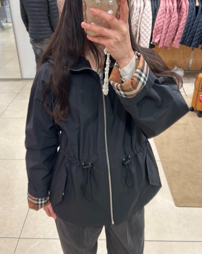 BURBERRY レディース MEDLEY ドローストリング コットン フード ジャケット 81191491