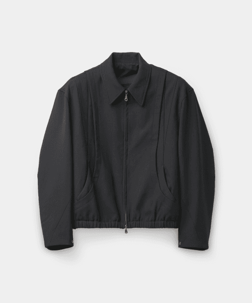 ウール ブルゾン (ブラック) CME4JP01V-BLK