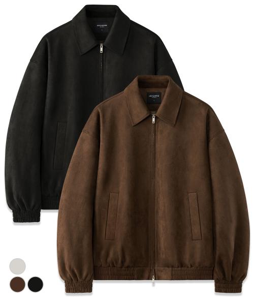 2WAY ヴィーガン スエード ブルゾン ジャケット 3Color MUN084