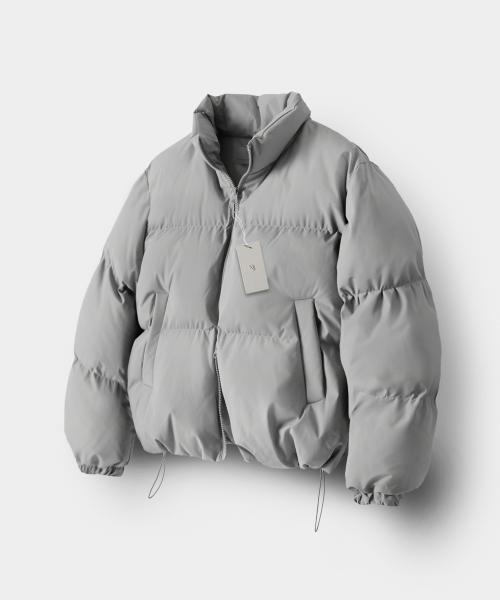 男女兼用 パファージャケット ショート丈ダウン_Gray