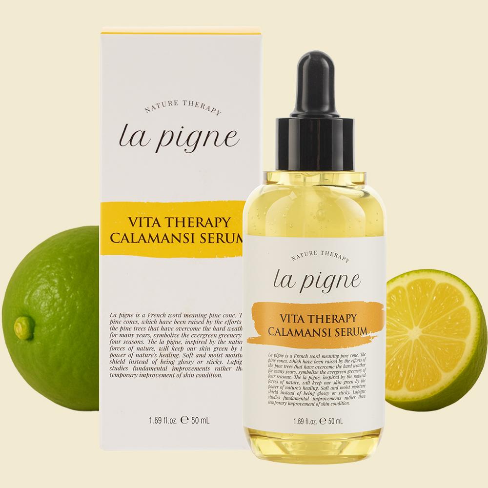 ラピン カラマンシー ビタミンC 100% 美白 シワ改善 アンプルセラム 50ml, 1個