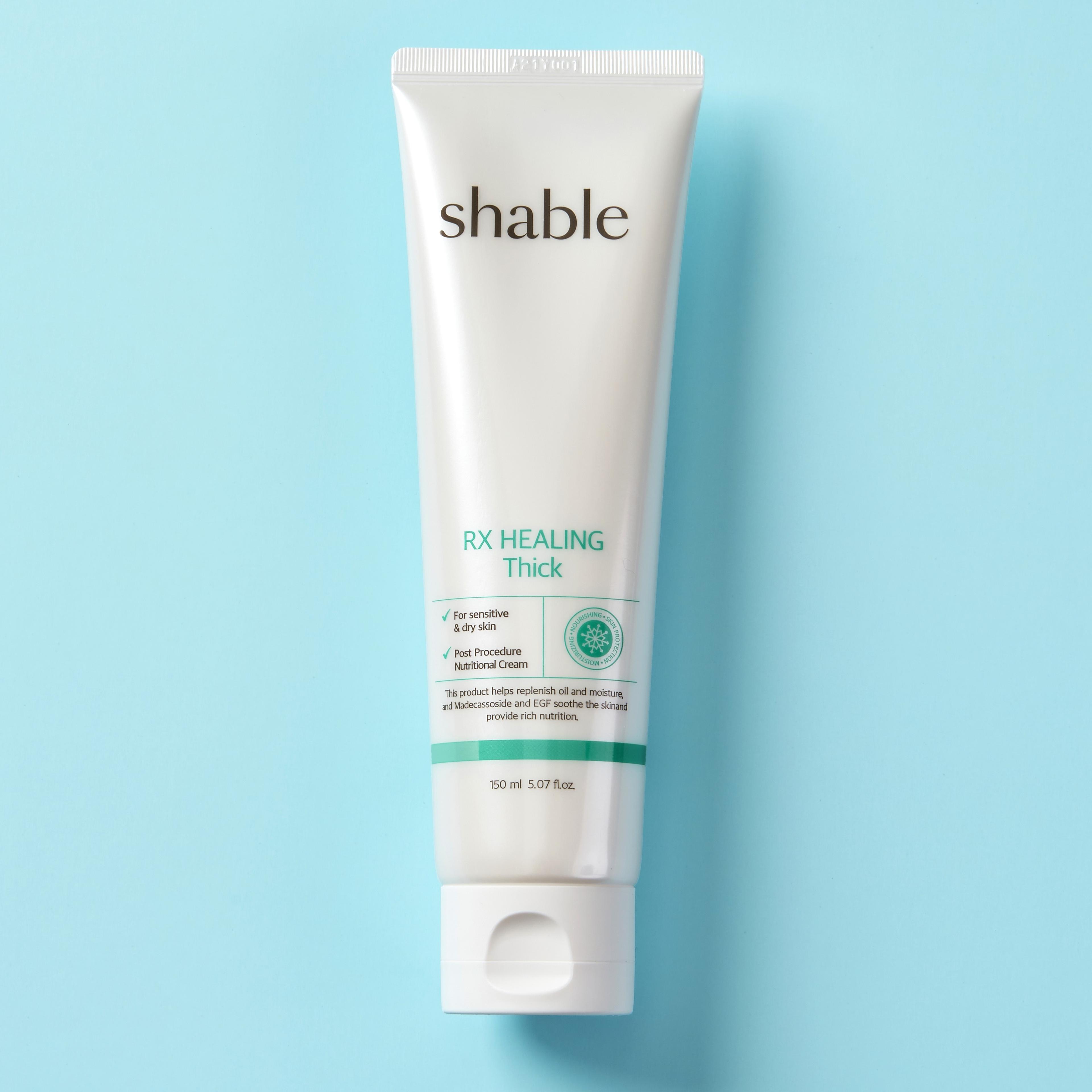 シャブル ヒーリング シーク EGF再生クリーム シカ ディパンテノール リペア ヒアルロン酸 スクワラン 水分 高保湿 150ml, 1個