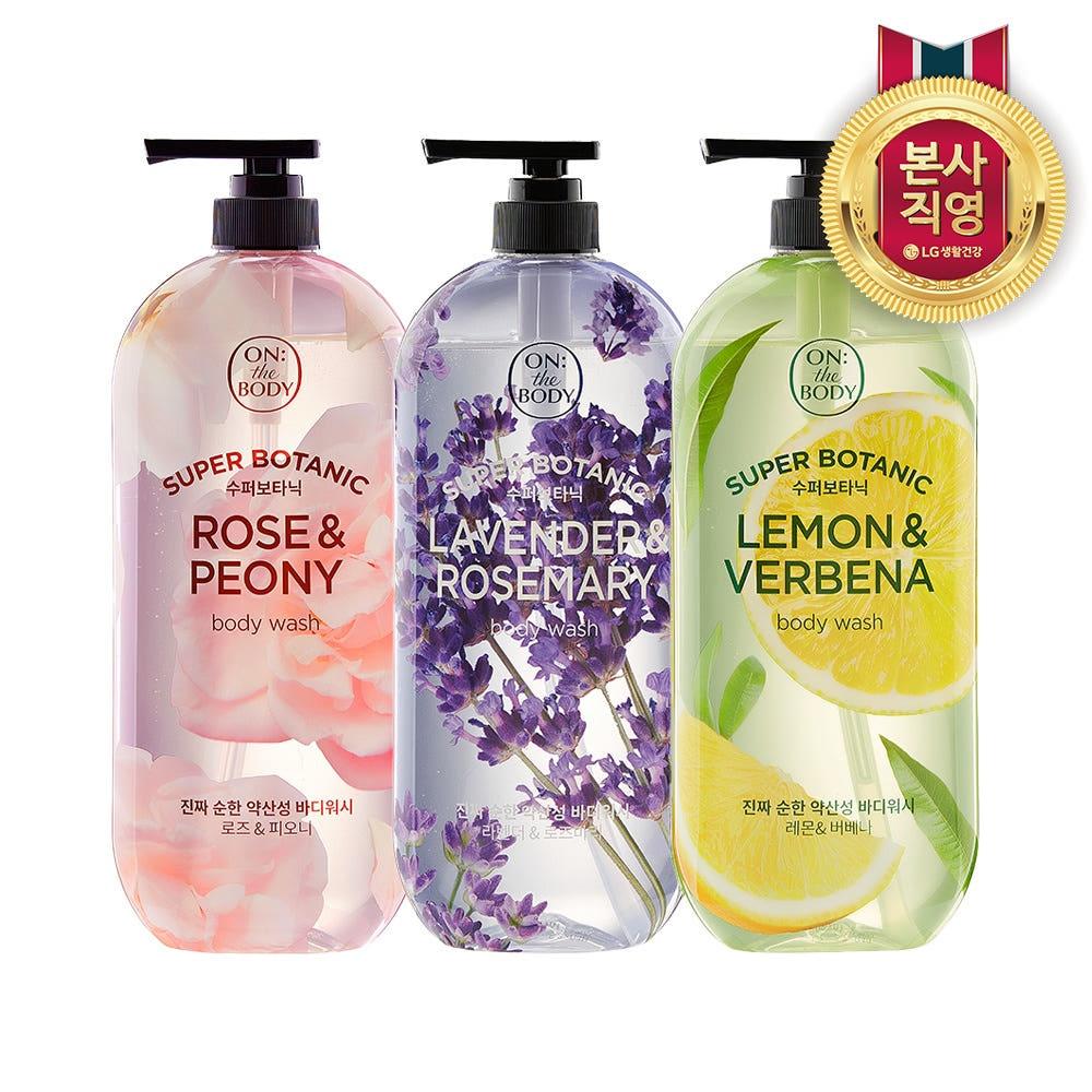 ON THE BODY (온더바디) スーパーボタニク ローズ+ラベンダー+レモン 900ml