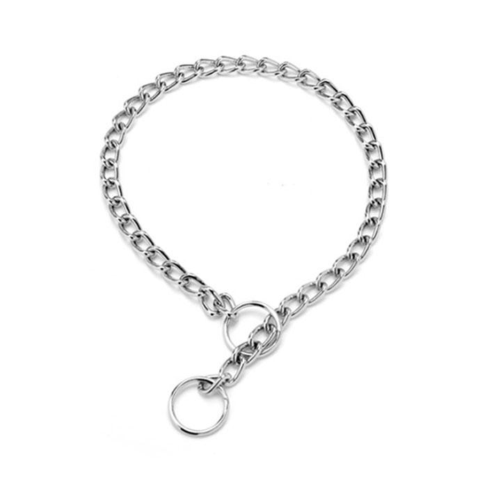 딩동펫 ペット用ツイストトレーニングチェーン 犬用首輪 S