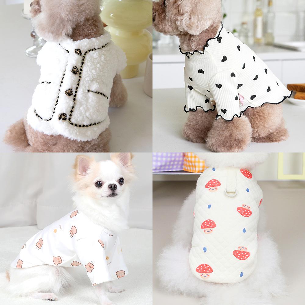 マイティペット かわいい犬用室内着 外出着 冬服 4種