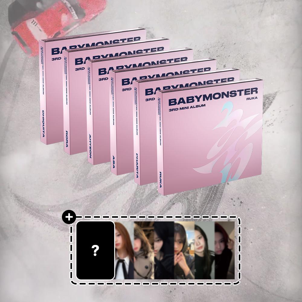 [6種 セット] 베이비몬스터 アルバム 베몬 ミニ3集 춤 CHOOM 쥬얼 JEWEL バージョン