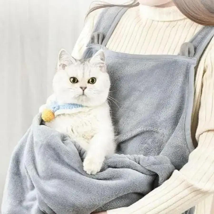 カンガルーペットキャリー エプロン スリングバッグ 犬用スリング 猫用 ペット用キャリーバッグ