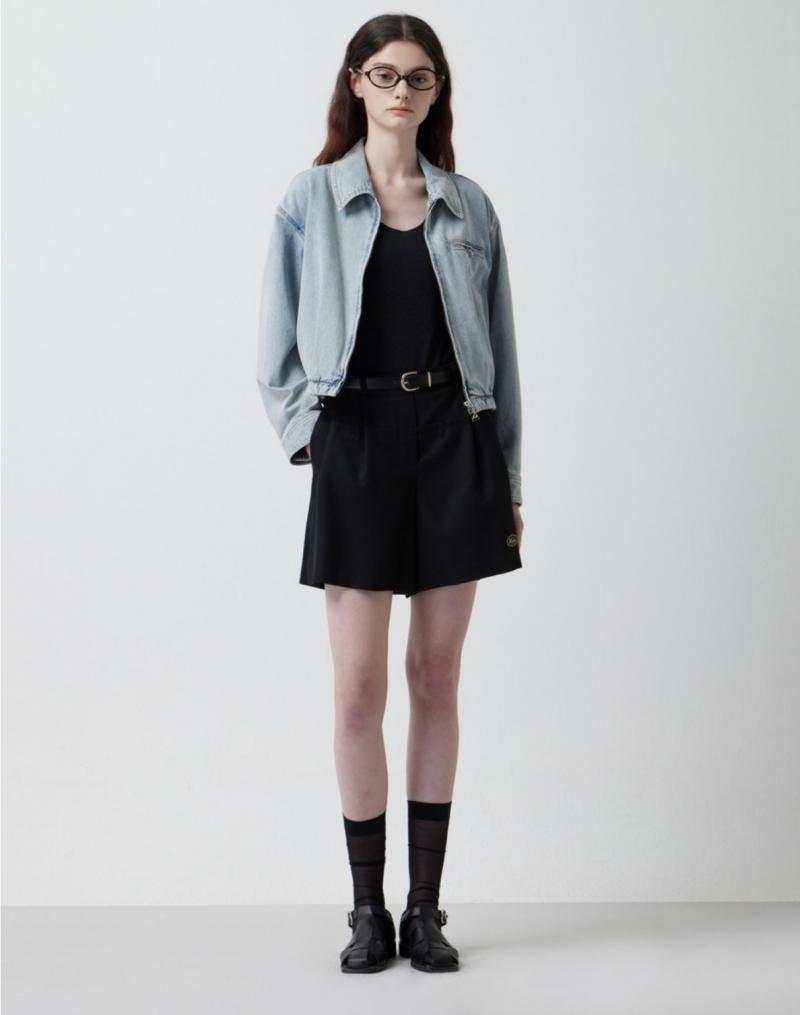 ZOOC ジップアップ デニム ジャケット z253psf401