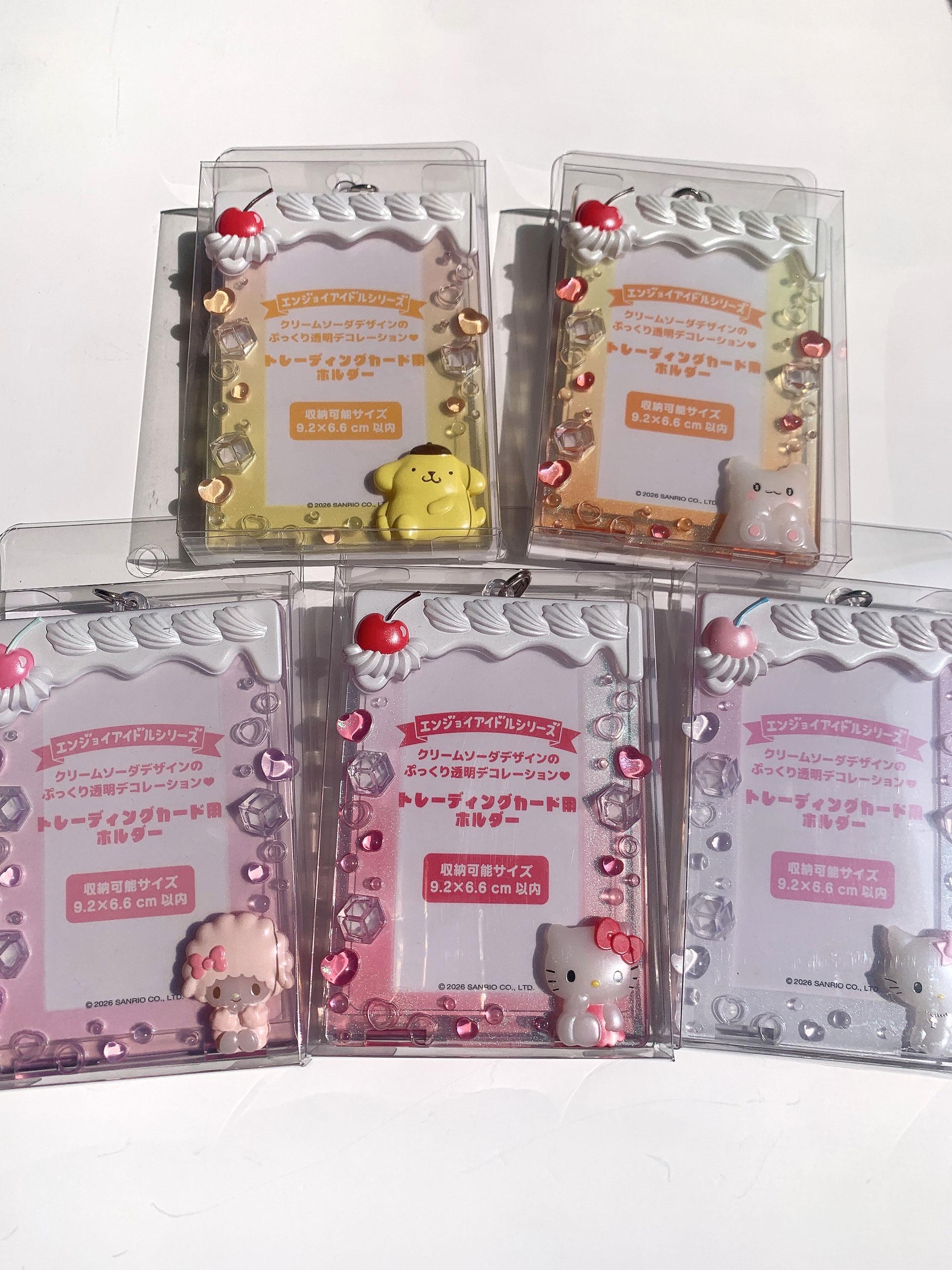 Sanrio Enjoy Idol Cream Soda フォトカード ポカホルダー Kitty